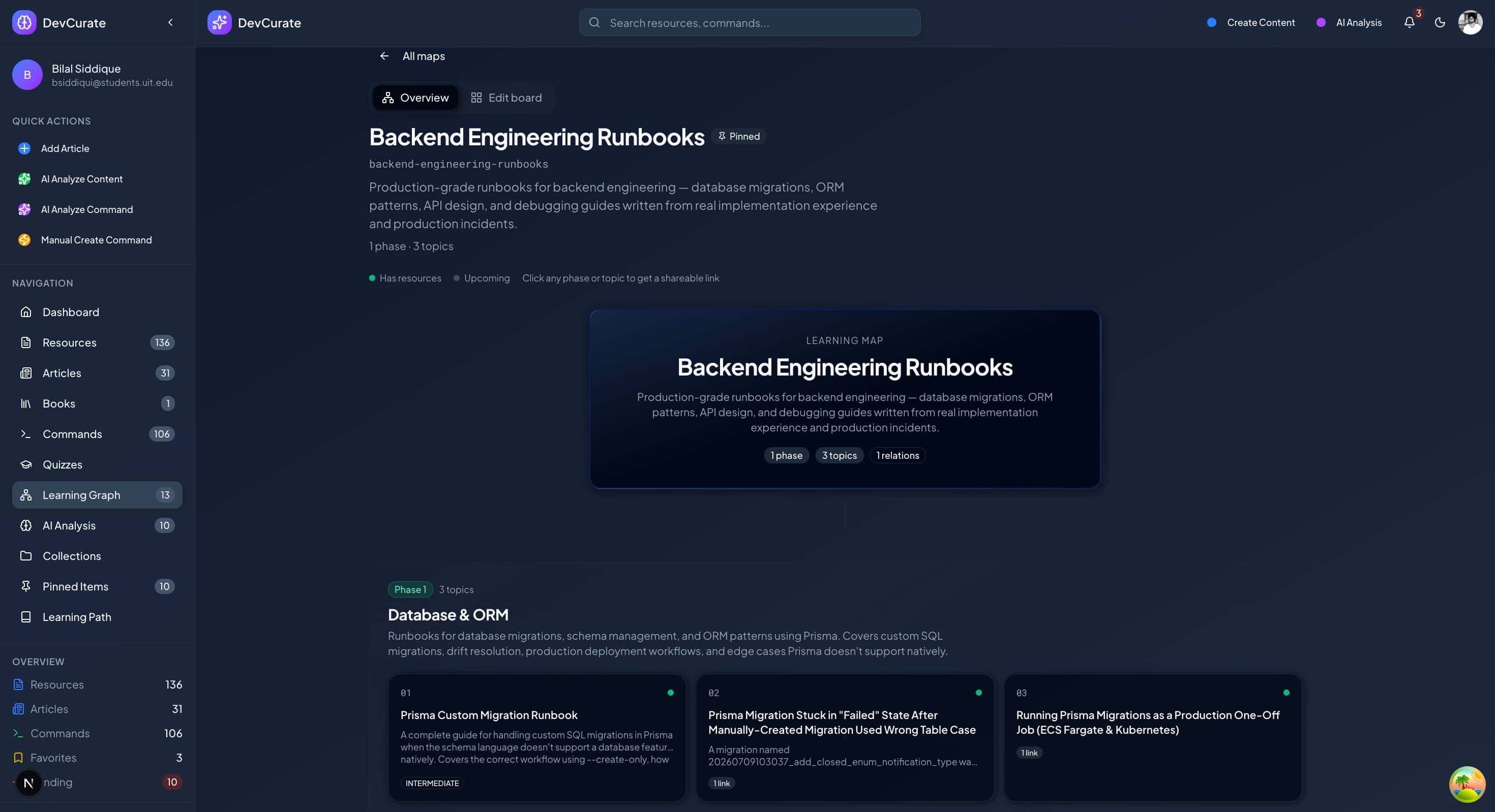 DevCurate screenshot